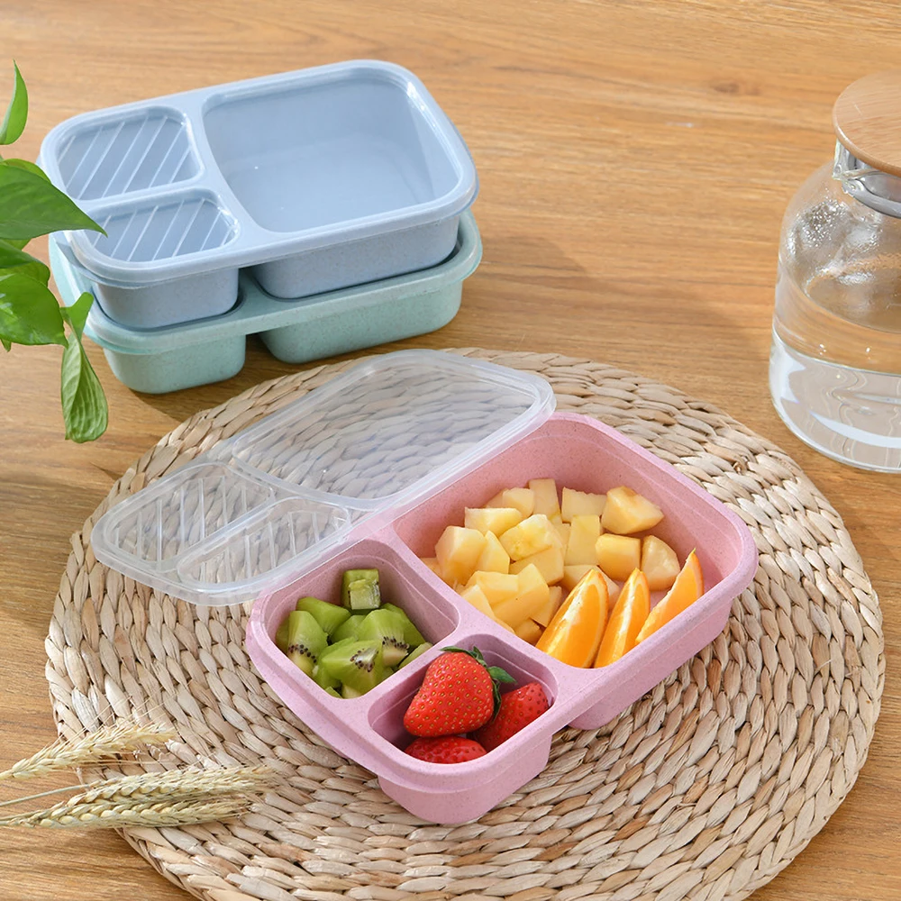 Microwave Lunch Box Wheat Straw Dinnerware Food Storage Container Children Kids School Office Portable Bento Box Lunch Bag
Microwave Lunch Box Wheat Straw Dinnerware Food Storage Container Children Kids School Office Portable Bento Box Lunch Bag