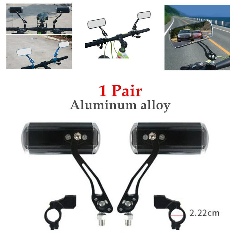 2PCS Aluminum Bike ATV Bicycle Motorcycle Universal Rearview Side Mirrors 22MM Anti-fall Handle Bar End Side Rearview Mirrors
2PCS Aluminum Bike ATV Bicycle Motorcycle Universal Rearview Side Mirrors 22MM Anti-fall Handle Bar End Side Rearview Mirrors