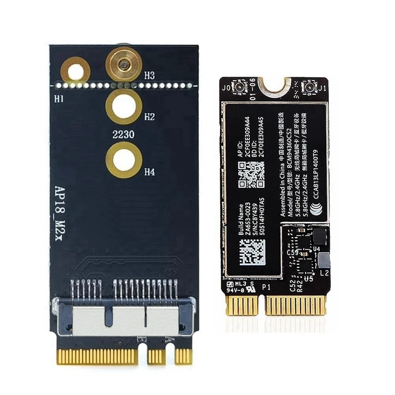 BCM94360CS2 Dual Band Wifi Card WIFI BT 4.0 802.11Ac Card For 11Inch A1465 13Inch A1466
BCM94360CS2 Dual Band Wifi Card WIFI BT 4.0 802.11Ac Card For 11Inch A1465 13Inch A1466