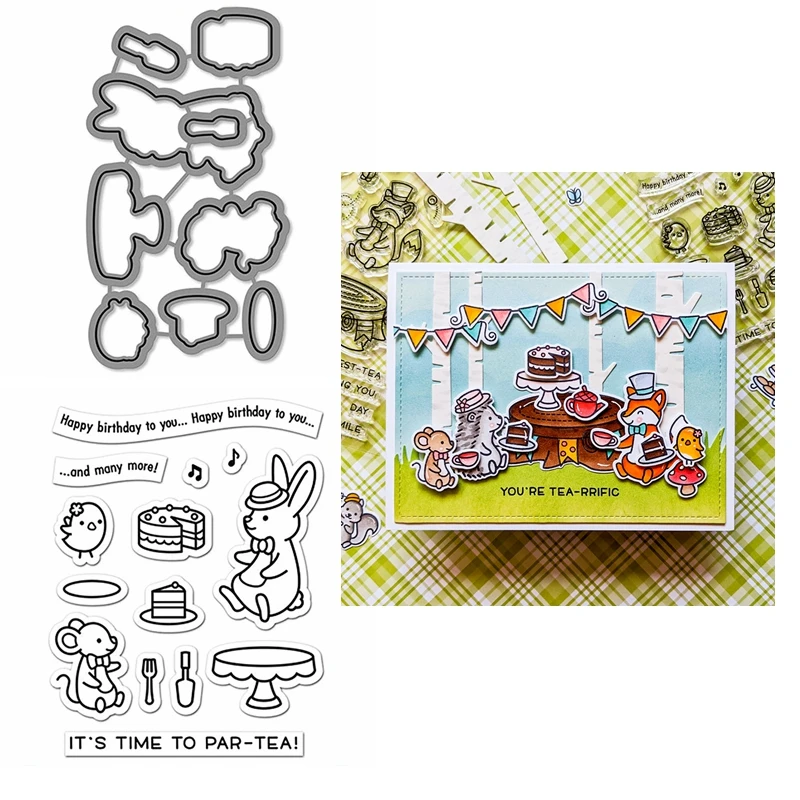 Lovely Animals Cutting Dies Match Clear Stamp DIY Card Album Photo Make Scrapbooking Crafts Stencil For Decoration New 2022
Lovely Animals Cutting Dies Match Clear Stamp DIY Card Album Photo Make Scrapbooking Crafts Stencil For Decoration New 2022