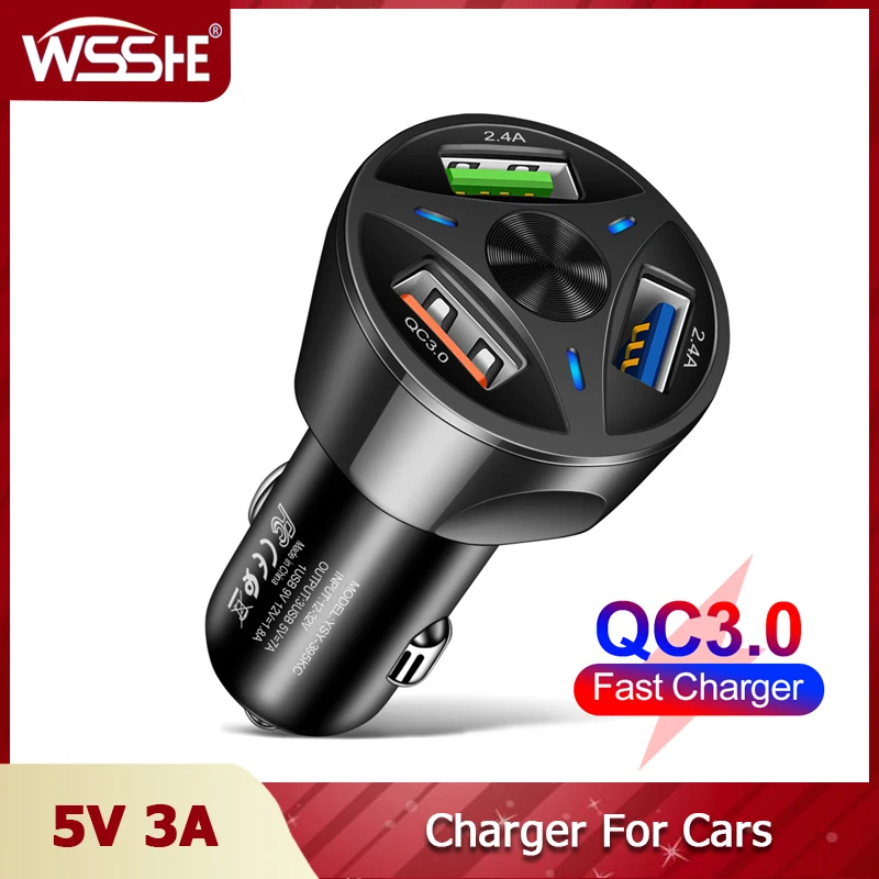 3 Port charger for cars 5V 3A car charger LED Lighting cigarette lighter in the car For iphone 12 samsung s10 oneplus 8 pro
3 Port charger for cars 5V 3A car charger LED Lighting cigarette lighter in the car For iphone 12 samsung s10 oneplus 8 pro
