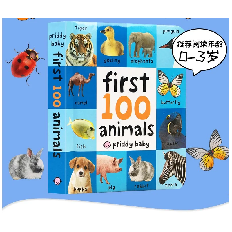 Books For Kids Early Education First 100 Animals Words In English Hardcover Board Book Children Learning English Picture Books
Books For Kids Early Education First 100 Animals Words In English Hardcover Board Book Children Learning English Picture Books
