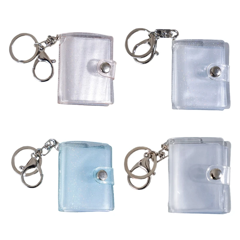 Mini Small Photo Album Keyring 16 Pockets 1 Inch ID Instant Pictures Interstitial Storage Card Book Keychain
Mini Small Photo Album Keyring 16 Pockets 1 Inch ID Instant Pictures Interstitial Storage Card Book Keychain