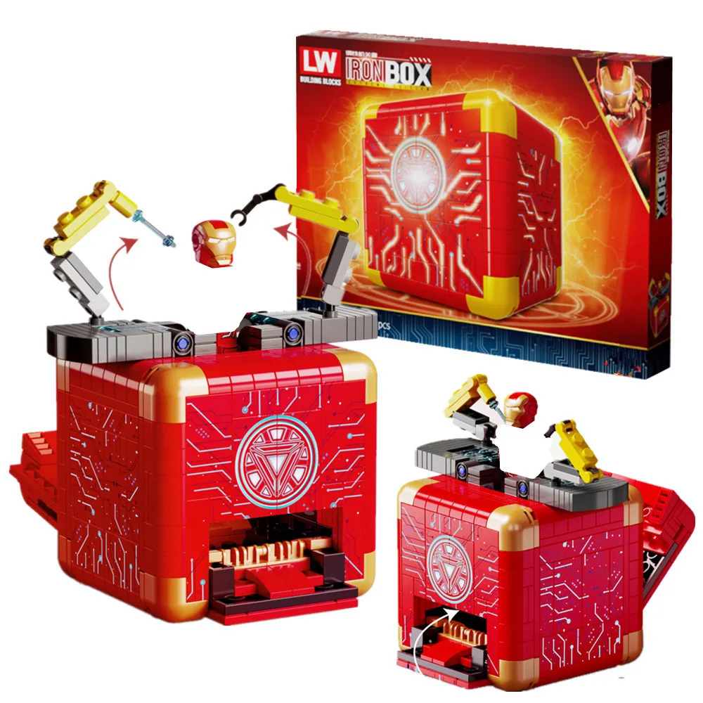 2022 NEW Marvels Heroes Avengers Iron Man Switch Question Box Figures Building Blocks Bricks Model Kids Toys Boy Gift
2022 NEW Marvels Heroes Avengers Iron Man Switch Question Box Figures Building Blocks Bricks Model Kids Toys Boy Gift