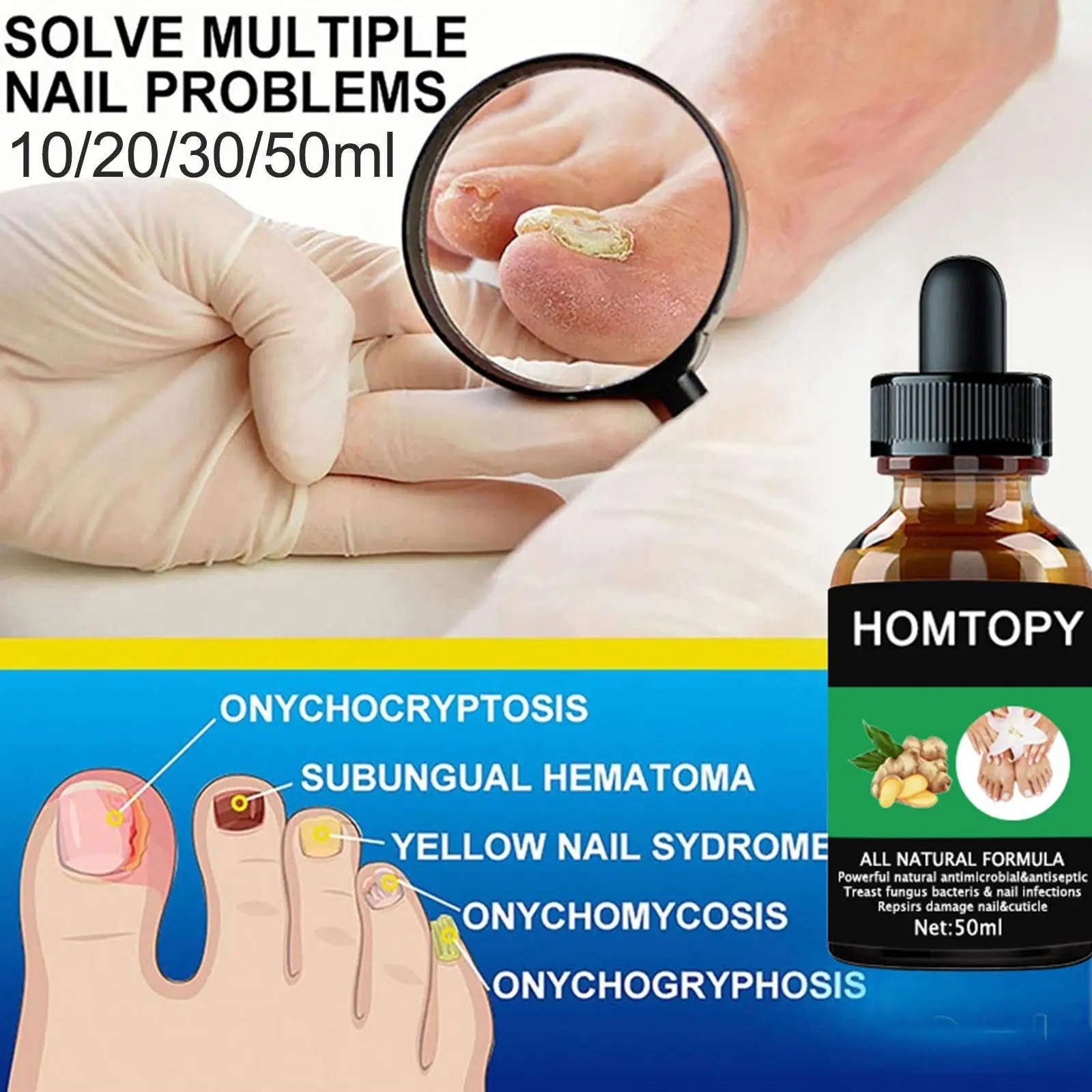 50ML Nail Fungal Treatment Feet Care Essence Nail Foot Oil Toe Fungus Nail Anti Removal Paronychia Onychomycosis Infection I5N9
50ML Nail Fungal Treatment Feet Care Essence Nail Foot Oil Toe Fungus Nail Anti Removal Paronychia Onychomycosis Infection I5N9