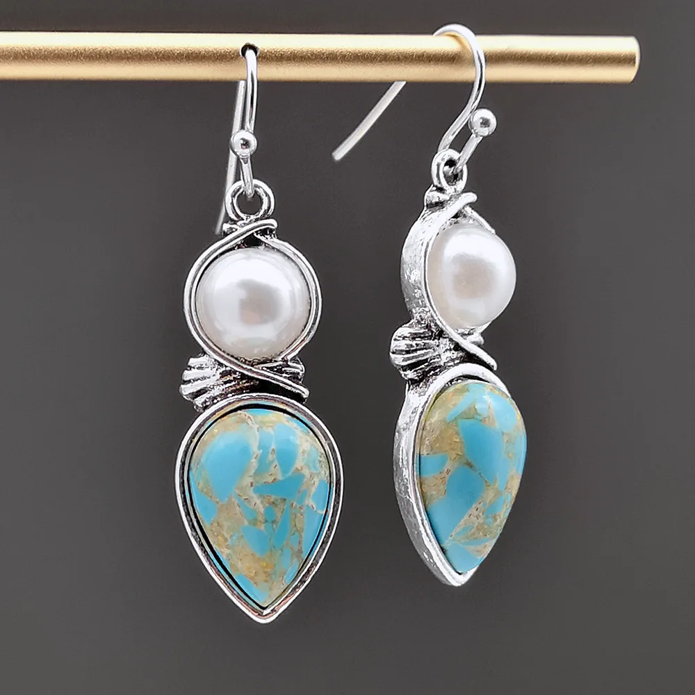 Retro Personality Trend Fashion Pearl Dragon Green Stone Two-color Earrings for Women Bohemian Ethnic Jewelry Gifts
Retro Personality Trend Fashion Pearl Dragon Green Stone Two-color Earrings for Women Bohemian Ethnic Jewelry Gifts