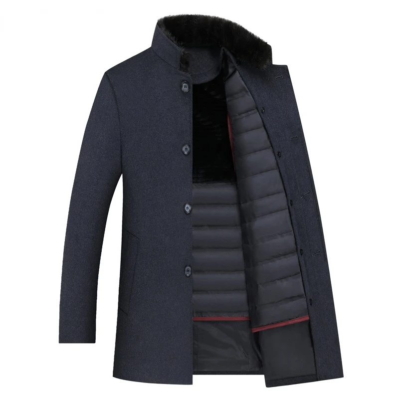 2023 Winter Wool Trench Coat Men,men's 90% White Duck Down Wool Jackets ,thicked Wool Coat Men,plus-size M-4XL Trench Coat
2023 Winter Wool Trench Coat Men,men's 90% White Duck Down Wool Jackets ,thicked Wool Coat Men,plus-size M-4XL Trench Coat