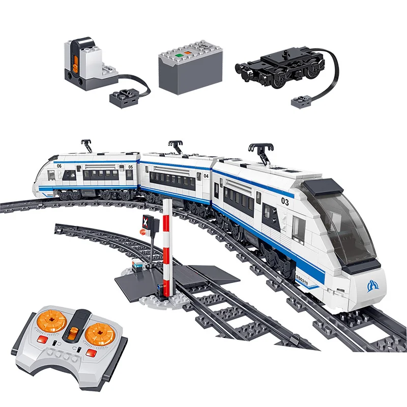 The Hexie Fuxing Remote Control Rail Train Bricks High-tech City High Speed Electric Train Building Block Toys Gift for Children
The Hexie Fuxing Remote Control Rail Train Bricks High-tech City High Speed Electric Train Building Block Toys Gift for Children