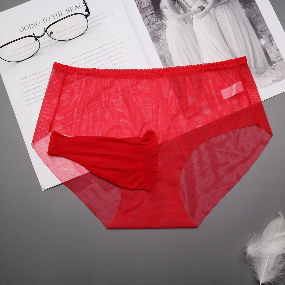 Men Tulle Panties Sexy Transparent Underpants Seamless Shorts Sheer Mesh Underwear Breathable Thong Thin Comfortable Briefs
Men Tulle Panties Sexy Transparent Underpants Seamless Shorts Sheer Mesh Underwear Breathable Thong Thin Comfortable Briefs