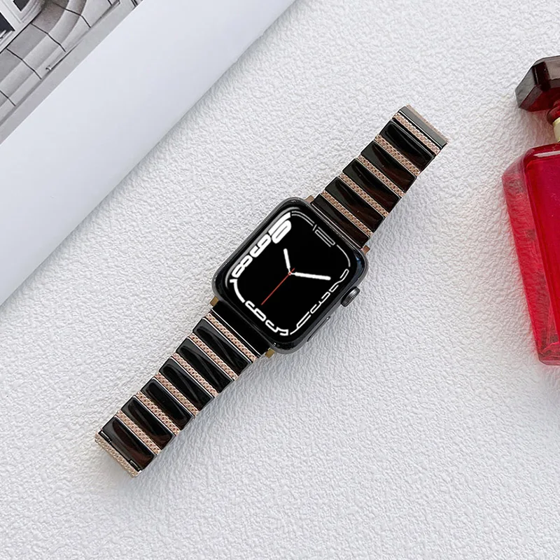 Ceramic Metal Strap for Apple Watch Band 44mm 40mm 42/38mm Ultra 49mm Luxury Girl Bracelet for iWatch Series 3 Se6 7 8 45mm 41mm
Ceramic Metal Strap for Apple Watch Band 44mm 40mm 42/38mm Ultra 49mm Luxury Girl Bracelet for iWatch Series 3 Se6 7 8 45mm 41mm