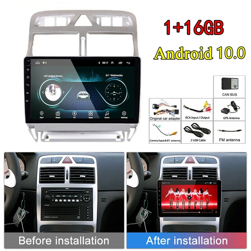 2Din Car Radio Android 10 1G+16G GPS Navigation Multimedia Player For Peugeot 307 2008 2002-2013
2Din Car Radio Android 10 1G+16G GPS Navigation Multimedia Player For Peugeot 307 2008 2002-2013