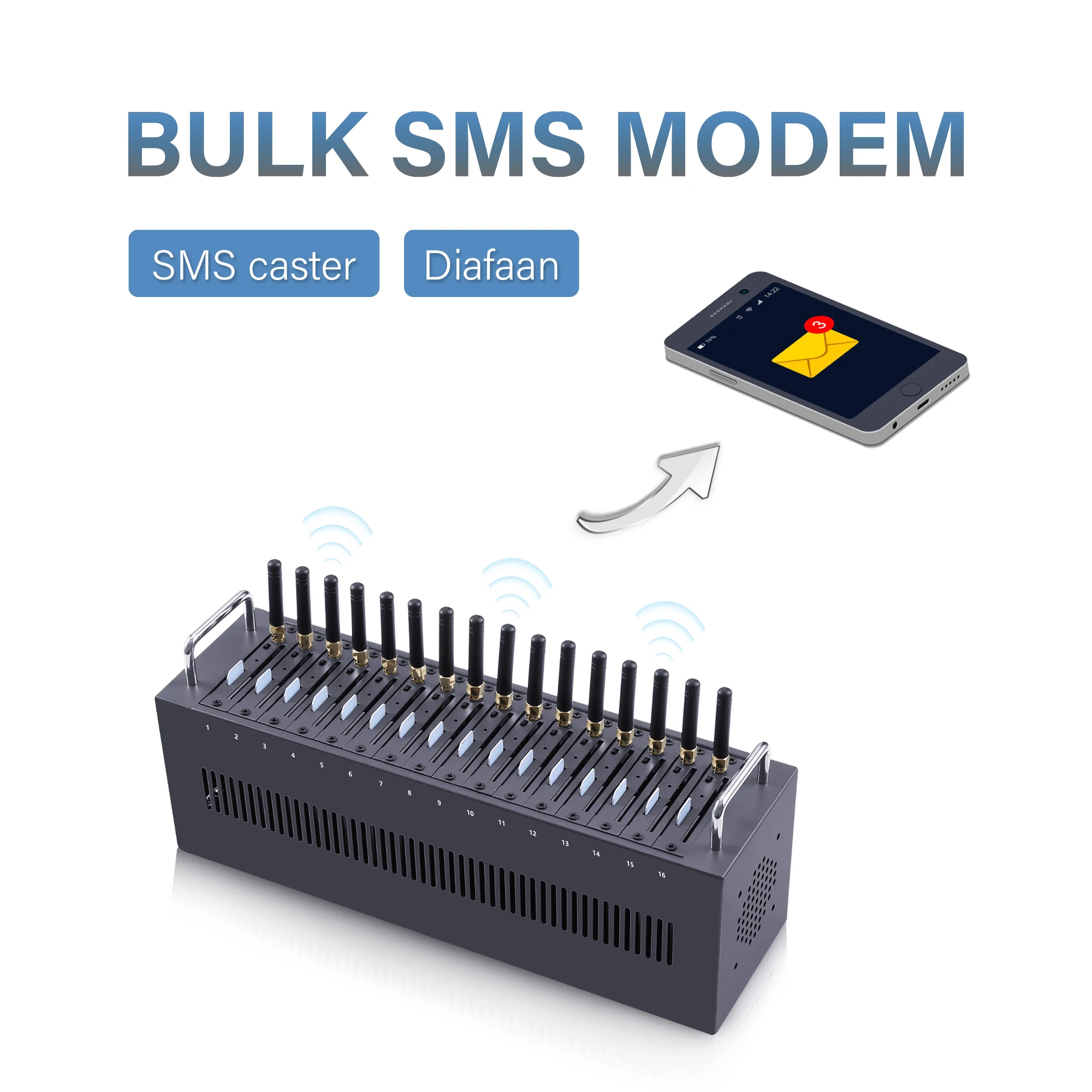 Gsm-модем с 16 портами, Gsm-модем с 16 портами, SMS-отправитель, SMS-приемник, устройство для массовой рассылки SMS, Gsm-модем
Gsm-модем с 16 портами, Gsm-модем с 16 портами, SMS-отправитель, SMS-приемник, устройство для массовой рассылки SMS, Gsm-модем