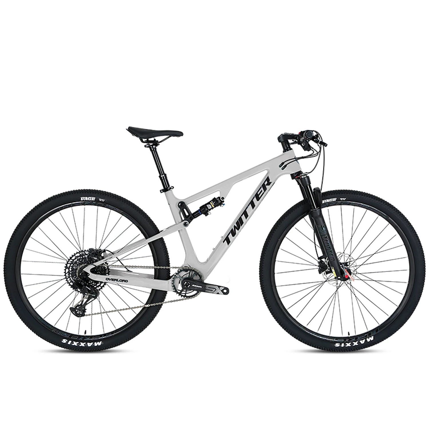 TWITTER OVERLORD Soft Tail SX-12-speed dual-shock cross-country mountain bike 27.5/29 inch carbon fiber bicycle mtb
TWITTER OVERLORD Soft Tail SX-12-speed dual-shock cross-country mountain bike 27.5/29 inch carbon fiber bicycle mtb