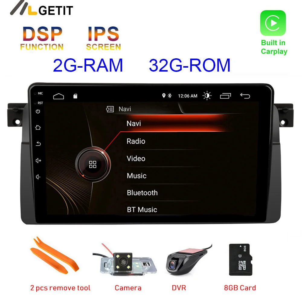 Android 11 Carplay Radios Car GPS Navigation DSP IPS Multimedia For BMW E46 M3 318/320/325/330/335 RDS Stereo Touch Screen
Android 11 Carplay Radios Car GPS Navigation DSP IPS Multimedia For BMW E46 M3 318/320/325/330/335 RDS Stereo Touch Screen