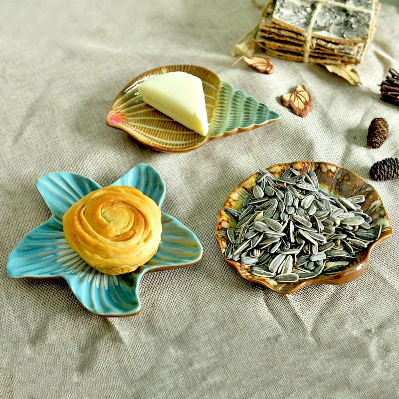 Creative Mediterranean Fashion Ceramic Fruit Plate Small Dish Soap Box Starfish Sea Shell Conch Ornaments
Creative Mediterranean Fashion Ceramic Fruit Plate Small Dish Soap Box Starfish Sea Shell Conch Ornaments