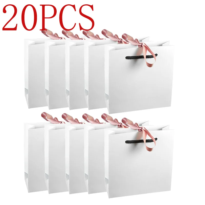 20 Pieces Original Popular Outer Packaging Ribbon Paper Bag Handbag Jewelry Gifts For Bead Charm Bracelet Necklace Ring Earring
20 Pieces Original Popular Outer Packaging Ribbon Paper Bag Handbag Jewelry Gifts For Bead Charm Bracelet Necklace Ring Earring