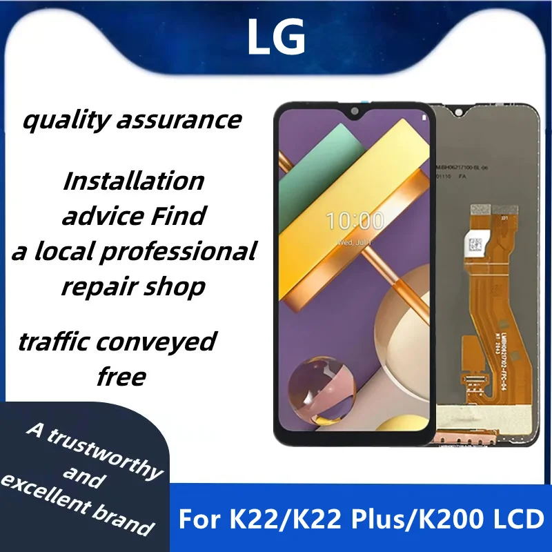 100% Original LCD For LG K22 Display Touch Screen Assembly Digitizer For LG K22 Plus LCD Screen LM-K200BAW Wirh Frame 
100% Original LCD For LG K22 Display Touch Screen Assembly Digitizer For LG K22 Plus LCD Screen LM-K200BAW Wirh Frame