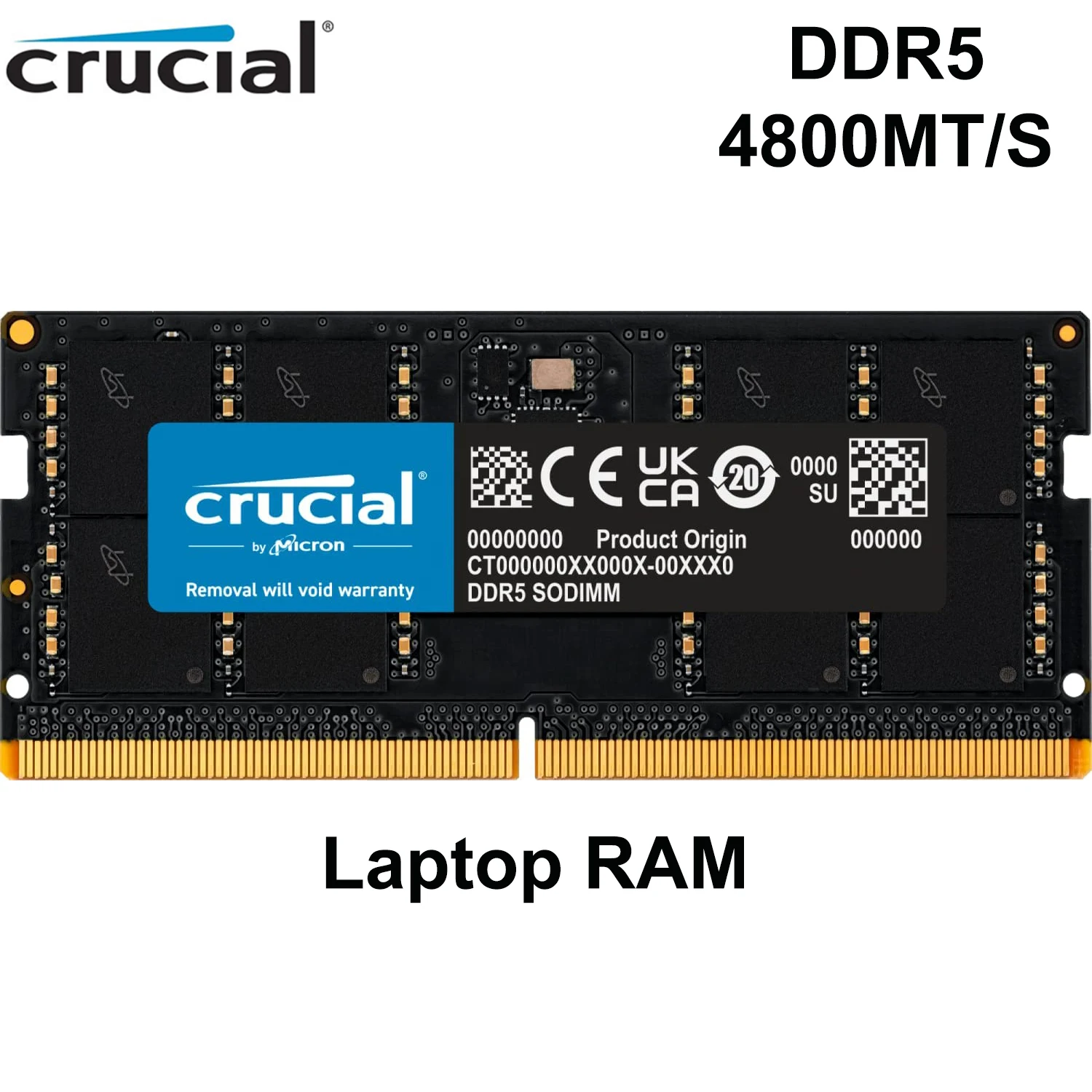 

Оперативная память Crucial DDR5 2023 МГц 16 ГБ 32 ГБ CL40 для ноутбука, оригинальная память 8 ГБ 16 ГБ 32 ГБ SODIMM 4800