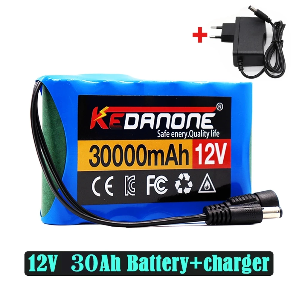 12V Portable Battery 30000mAh Standard Capacity Battery DC 12.6V 30Ah CCTV Camera Monitor + Charger
12V Portable Battery 30000mAh Standard Capacity Battery DC 12.6V 30Ah CCTV Camera Monitor + Charger