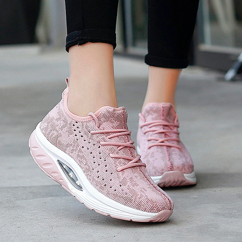 New Women Vulcanized Shoes High Quality Breathable Light Plus Size42 Sneakers Air Cushion Non-slip Shoes Female Zapatos De Mujer
New Women Vulcanized Shoes High Quality Breathable Light Plus Size42 Sneakers Air Cushion Non-slip Shoes Female Zapatos De Mujer