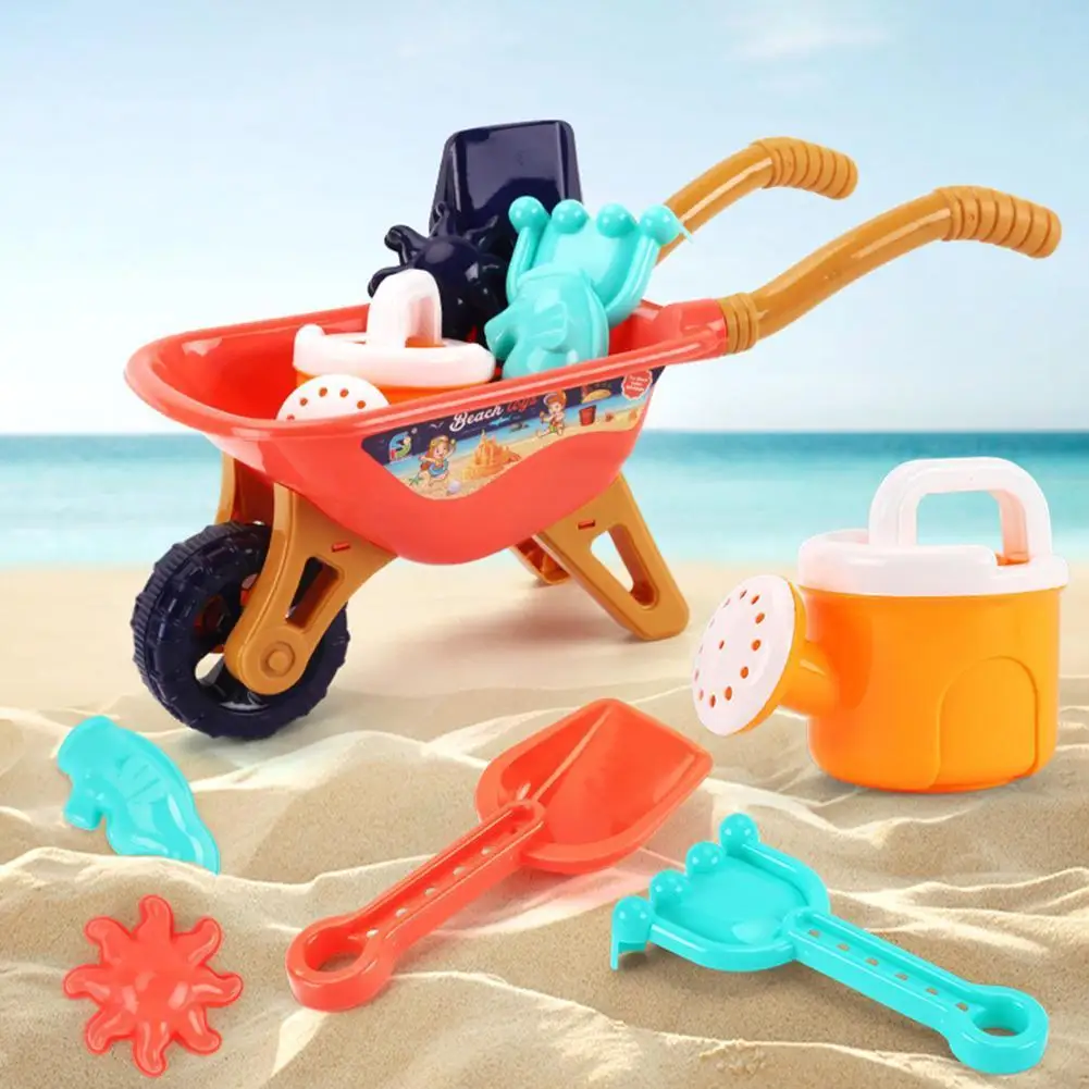 Summer Children Beach Toys Kids Play Water Toys Baby Trolley Shovel Sprinkler Toys Kit For Beach Play Sand Box Set Kit Play Cart 
Summer Children Beach Toys Kids Play Water Toys Baby Trolley Shovel Sprinkler Toys Kit For Beach Play Sand Box Set Kit Play Cart