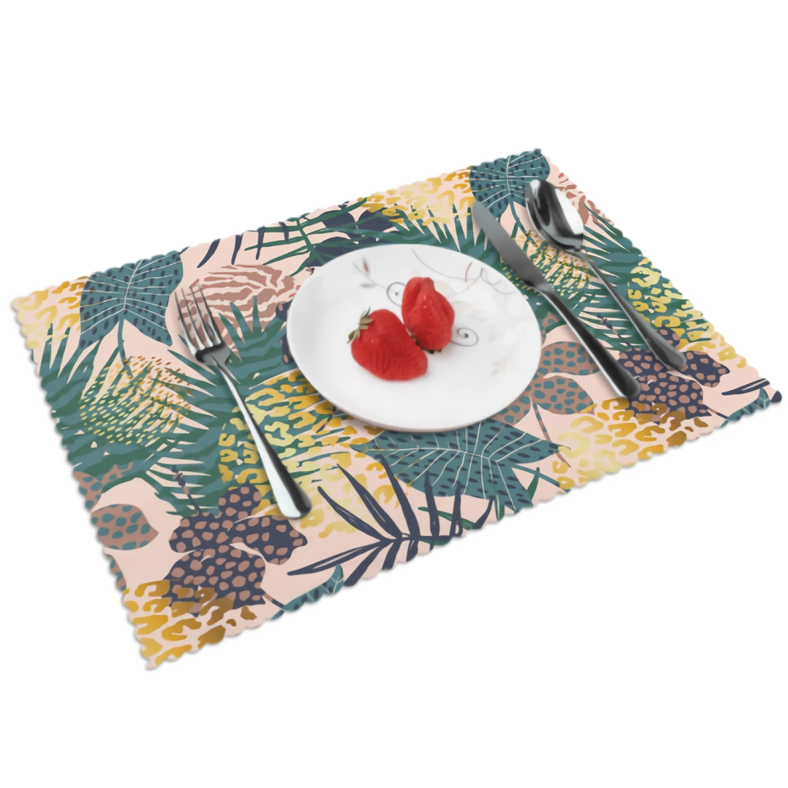 Tropical Placemats Plantain Palm Plant Leaves Placemat Set of 4 Heat-Resisting Non Slip Table Mats Polyeste Place Mats
Tropical Placemats Plantain Palm Plant Leaves Placemat Set of 4 Heat-Resisting Non Slip Table Mats Polyeste Place Mats
