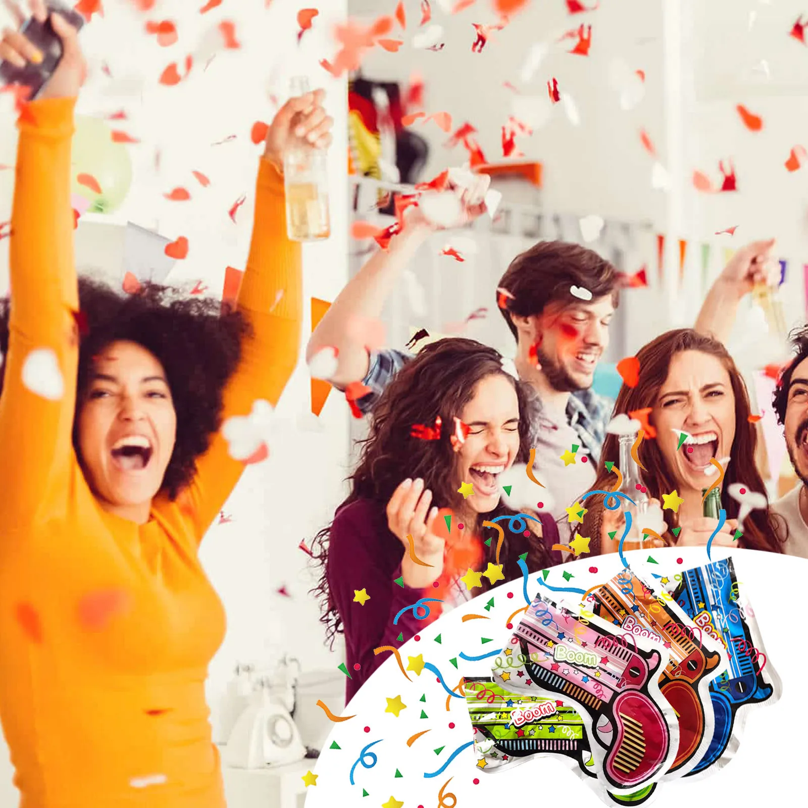 Novelty Toys Inflatable For Party Holiday Atmosphere Birthday Party Inflatable Balloon Toy Sprinkler Confetti Fireworks Gun New 
Novelty Toys Inflatable For Party Holiday Atmosphere Birthday Party Inflatable Balloon Toy Sprinkler Confetti Fireworks Gun New