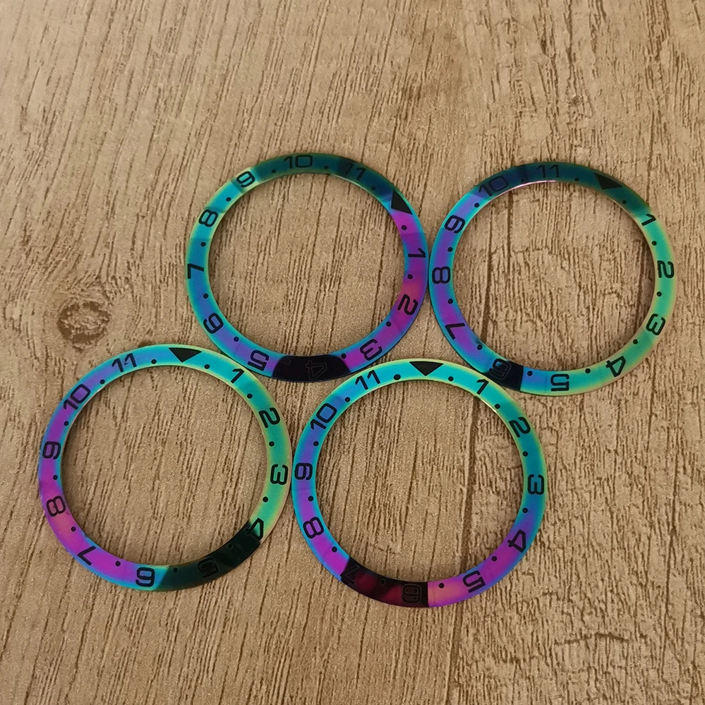Bezel insert 38mm Rainbow color Numbers inside diameter 30.5mm Aluminum bezel for SKX007 diver's watch modification accessories
Bezel insert 38mm Rainbow color Numbers inside diameter 30.5mm Aluminum bezel for SKX007 diver's watch modification accessories