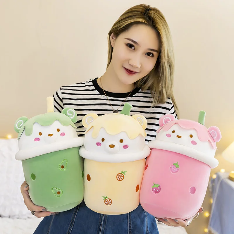 Plush Toy Bubble Tea Stuffed Bear Milk Tea Soft Doll Boba Fruit Tea Cup Pillow Cushion Toys Birthday Gift For Kids 
Plush Toy Bubble Tea Stuffed Bear Milk Tea Soft Doll Boba Fruit Tea Cup Pillow Cushion Toys Birthday Gift For Kids