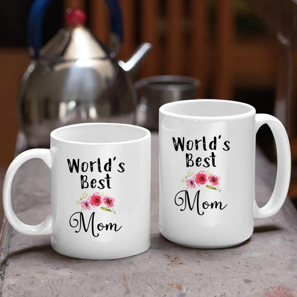 450ml World's Best Mom Coffee Mug Big White Ceramic Tea Cup Mug Mother's Day Mama Family Gift
450ml World's Best Mom Coffee Mug Big White Ceramic Tea Cup Mug Mother's Day Mama Family Gift