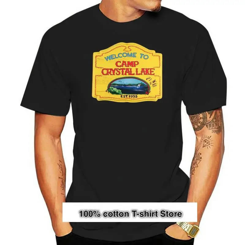 Camiseta de Camp Crystal Lake Vintage Sign-Freitag The 13 Friday Jason Horror 13, Camiseta de algodón puro
Camiseta de Camp Crystal Lake Vintage Sign-Freitag The 13 Friday Jason Horror 13, Camiseta de algodón puro