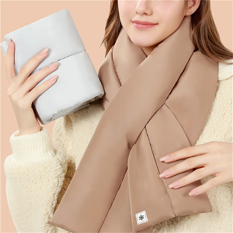 New Women Winter Scarf Puffy Thicker Layer Neck Warmer Collar Ring Down Scarf Soft Cotton Puffer Scarves For Women Wrap
New Women Winter Scarf Puffy Thicker Layer Neck Warmer Collar Ring Down Scarf Soft Cotton Puffer Scarves For Women Wrap