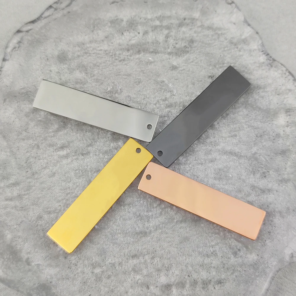 5pcs Rectangle Necklaces Pendants Wholesale Stainless Steel Jewelry Making Supplies Women Keychain Nameplate Charms Accessories
5pcs Rectangle Necklaces Pendants Wholesale Stainless Steel Jewelry Making Supplies Women Keychain Nameplate Charms Accessories