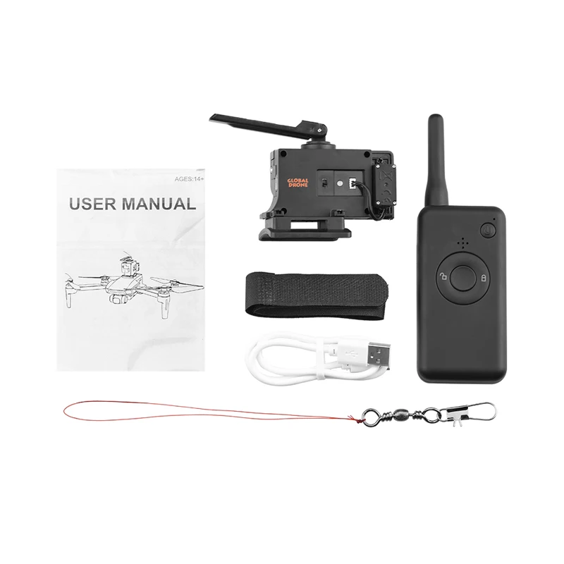Система Airdrop для Mavic 2/Pro/воздушного дрона, устройство для доставки свадебных предложений, Диспенсер, воздушный транспорт
Система Airdrop для Mavic 2/Pro/воздушного дрона, устройство для доставки свадебных предложений, Диспенсер, воздушный транспорт