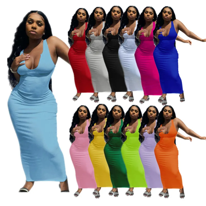 2022 Solid Color Plus Size Summer Long Sundresses Dresses Women Casual Maxi Dresses Sundress
2022 Solid Color Plus Size Summer Long Sundresses Dresses Women Casual Maxi Dresses Sundress
