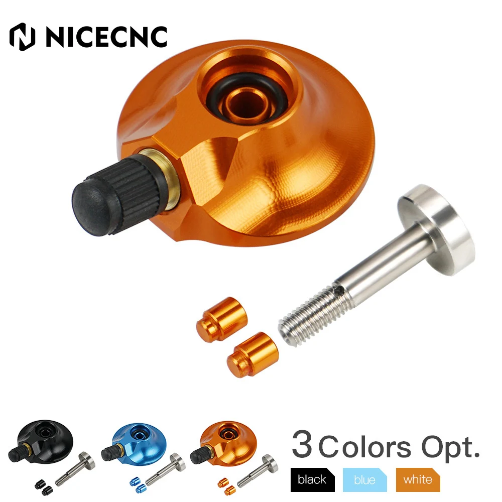 

NICECNC Motocross 58 mm Aluminum WP Rear Suspension Gas Valve for KTM 125 200 250 300 EXC 2007-2016 85 125 150 250 SX SXF XC-F