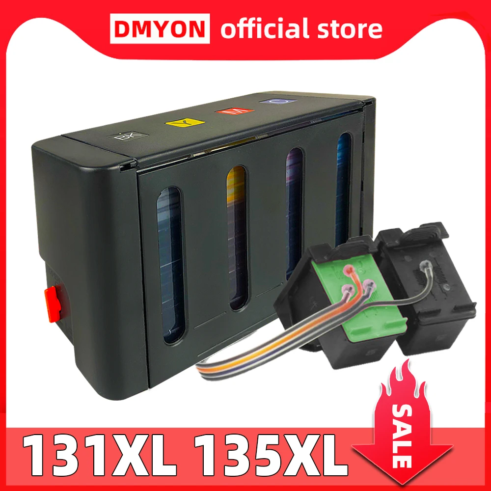Compatible for HP 131 135 Continuous Ink Supply System Deskjet 460CB 460WBT 460WF 5740 5743 5745 5748 5793 6520 Printer
Compatible for HP 131 135 Continuous Ink Supply System Deskjet 460CB 460WBT 460WF 5740 5743 5745 5748 5793 6520 Printer