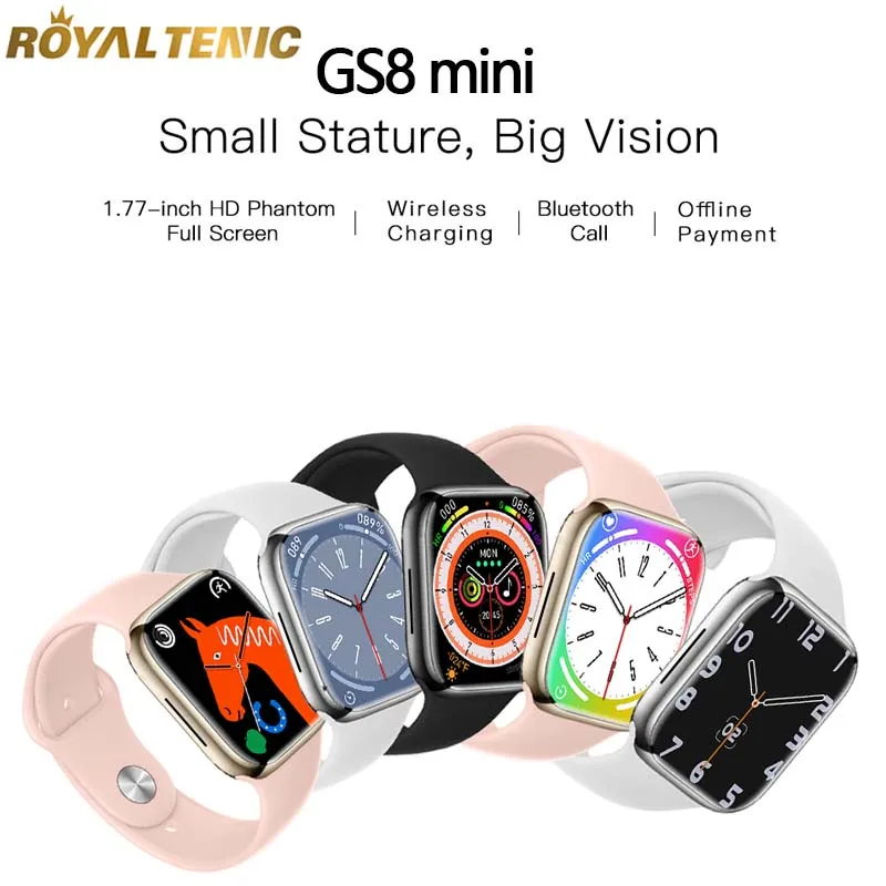 GS8 Mini Smart Watch for Women Children 1.77" IP67 Waterproof Bluetooth Call Sports Smartwatch Ocean Strap Heart Rate for Xiaomi
GS8 Mini Smart Watch for Women Children 1.77" IP67 Waterproof Bluetooth Call Sports Smartwatch Ocean Strap Heart Rate for Xiaomi