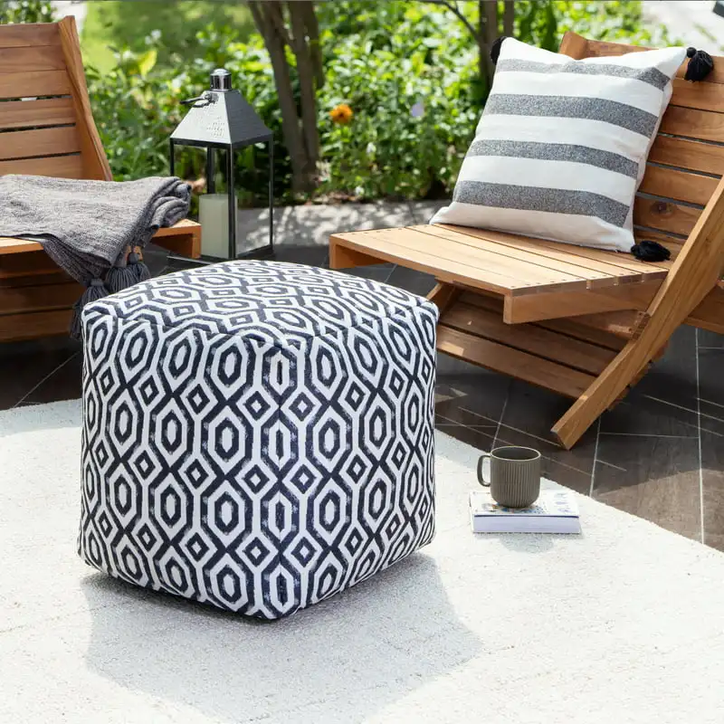 Blue 18" x 18" x 18" Blue & Ivory Pouf Foot Rest Stool Hallway Ottoman Home Decor Furniture Stool Small Wooden Stools Sofa
Blue 18" x 18" x 18" Blue & Ivory Pouf Foot Rest Stool Hallway Ottoman Home Decor Furniture Stool Small Wooden Stools Sofa