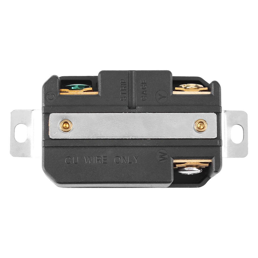 Витая розетка NEMA L5-30R 30A 125 в, электрическая гнездовая розетка для шнура генератора, гнездовая розетка, гнездовая розетка
Витая розетка NEMA L5-30R 30A 125 в, электрическая гнездовая розетка для шнура генератора, гнездовая розетка, гнездовая розетка