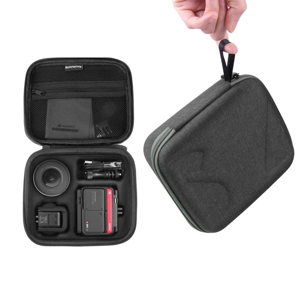 For Insta360 ONE R/RS Carrying Case Holds 4K wide-angle action camera 360 panoramic lens 1-inch wide-angle lens storage bag
For Insta360 ONE R/RS Carrying Case Holds 4K wide-angle action camera 360 panoramic lens 1-inch wide-angle lens storage bag