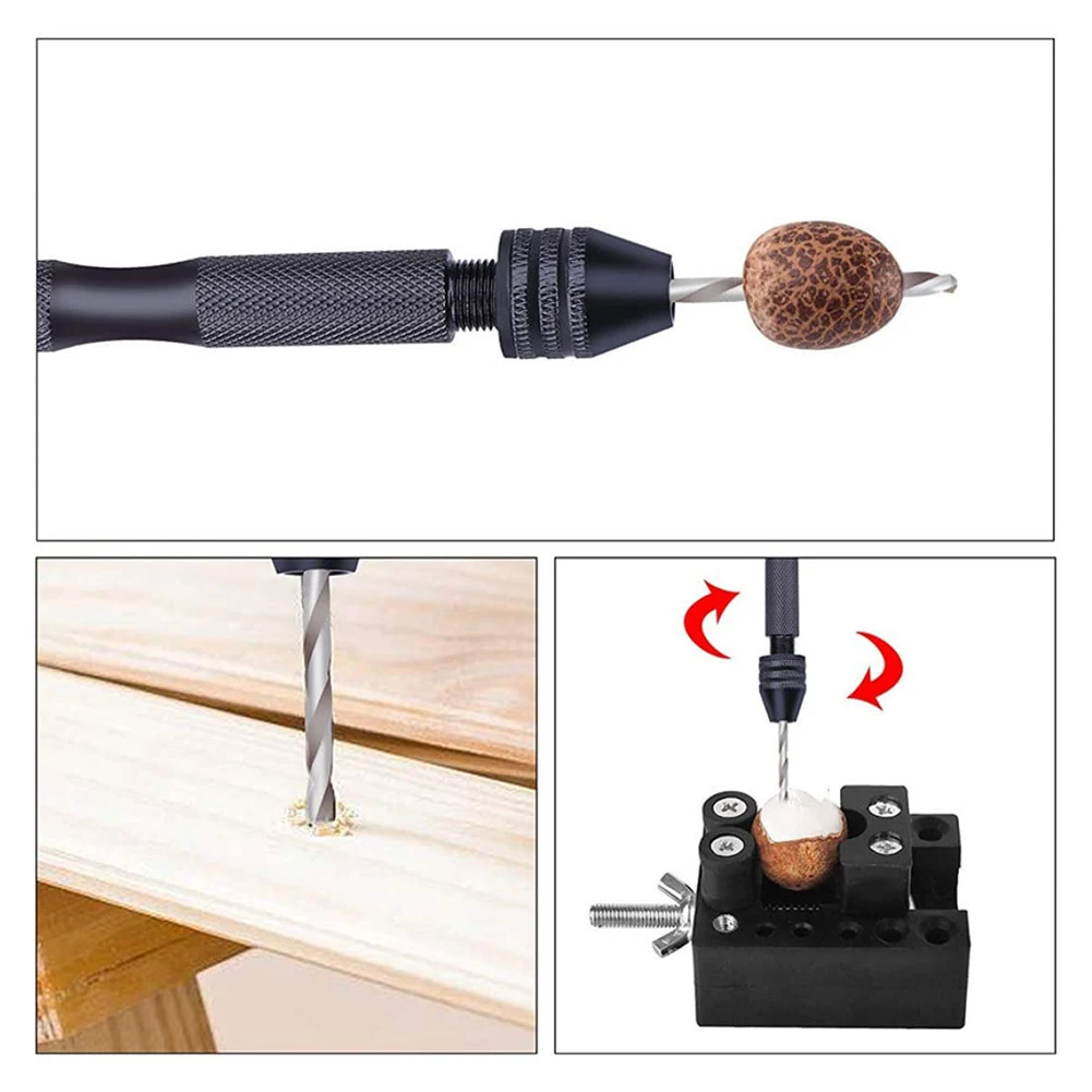 Hand Drill Bits Set Hand Drill with Keyless Chuck Micro Twist Drill Bits Drill Woodworking Drilling Rotary Tools Wood Jewelry
Hand Drill Bits Set Hand Drill with Keyless Chuck Micro Twist Drill Bits Drill Woodworking Drilling Rotary Tools Wood Jewelry