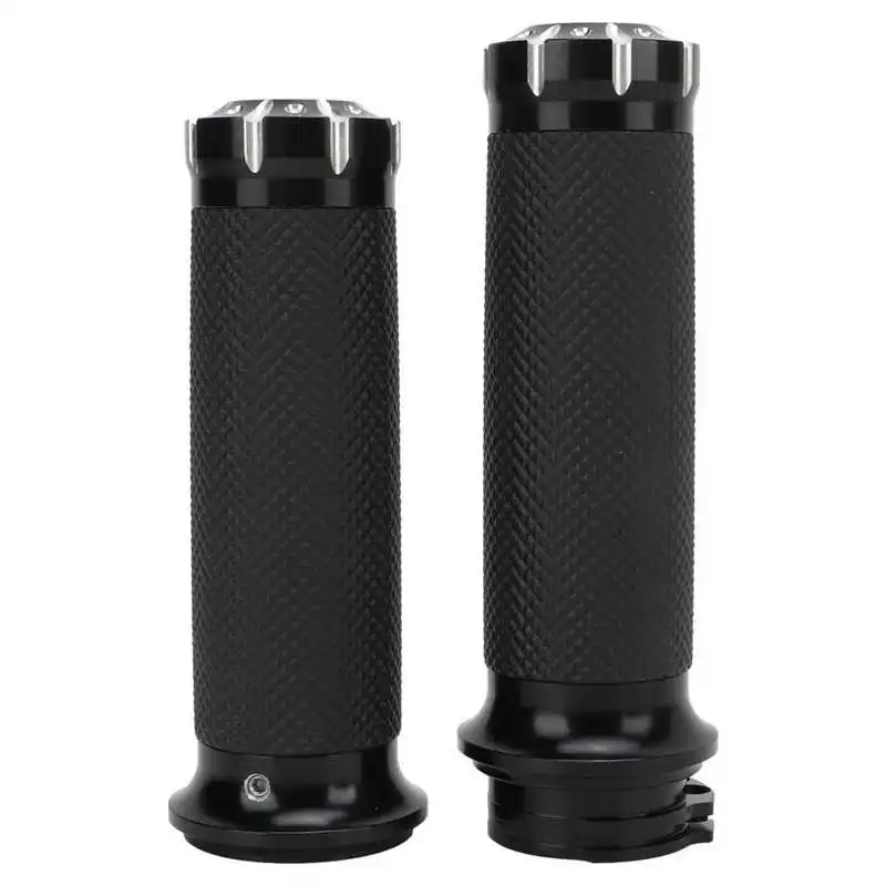 2Pcs 25mm Motorcycle Handlebar Grips Aluminum Alloy Nonslip Rubber Hand Grips Universal for Motorcycles Bicycles
2Pcs 25mm Motorcycle Handlebar Grips Aluminum Alloy Nonslip Rubber Hand Grips Universal for Motorcycles Bicycles