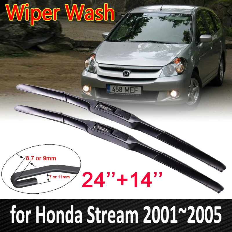 

Car Wiper Blade for Honda Stream 2001 2002 2003 2004 2005 Front Windscreen Brushes Wipers Car Accessories RN1 RN2 RN3 RN4 RN5