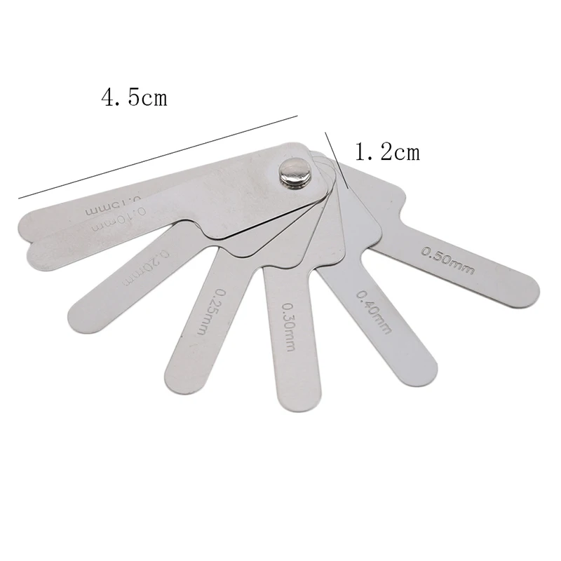 Oral Dental Interproximal Gaugemeasuring Ruler Measure Tooth Gap Orthodontic Treatment 0.10/0.15/0.20/0.25/0.30/0.40/0.50mm
Oral Dental Interproximal Gaugemeasuring Ruler Measure Tooth Gap Orthodontic Treatment 0.10/0.15/0.20/0.25/0.30/0.40/0.50mm