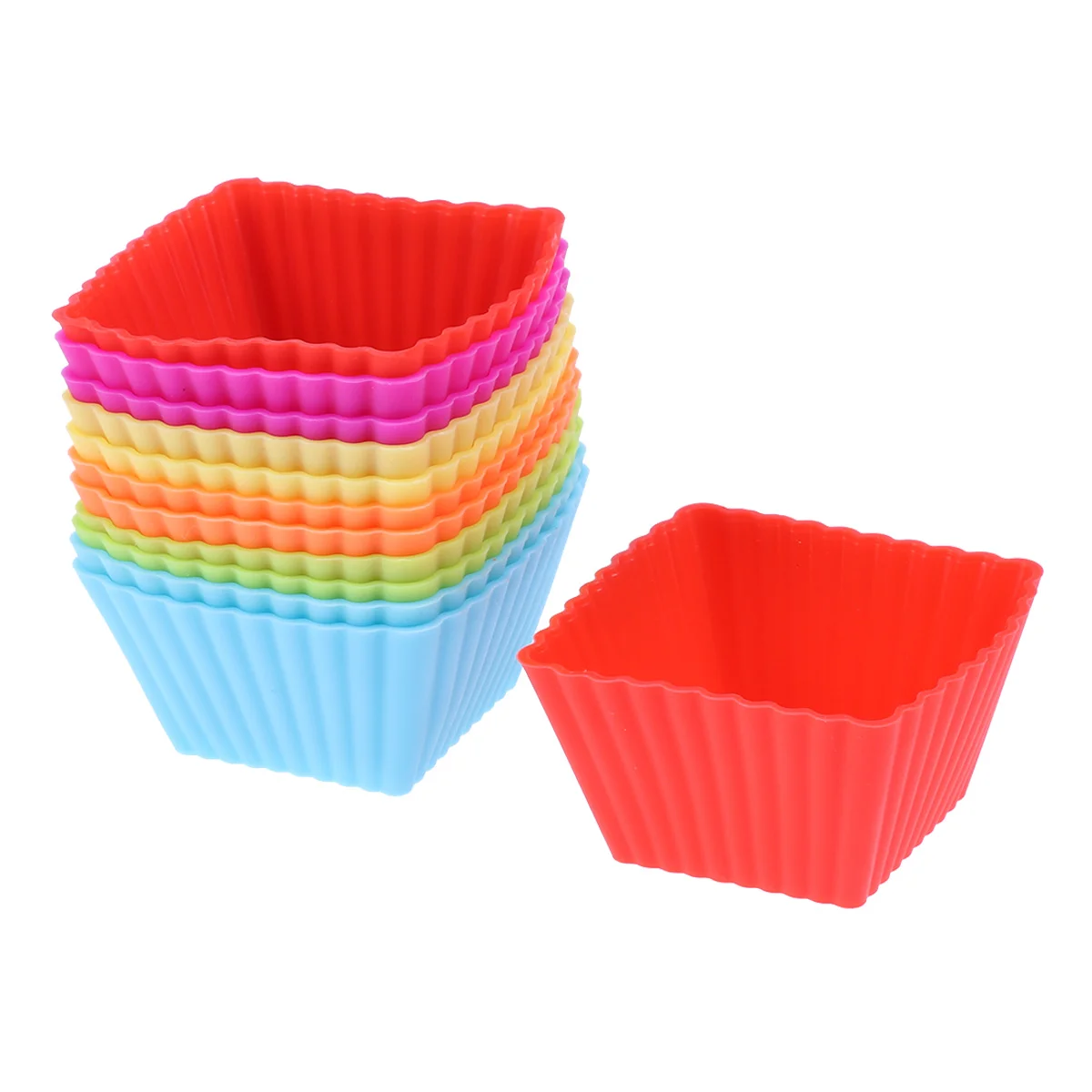 Cups Baking Silicone Muffin Cupcake Liners Square Reusable Molds Rubber Cup Pans Kitchen Wrapper Stick Non Mold Cake Nonstick
Cups Baking Silicone Muffin Cupcake Liners Square Reusable Molds Rubber Cup Pans Kitchen Wrapper Stick Non Mold Cake Nonstick
