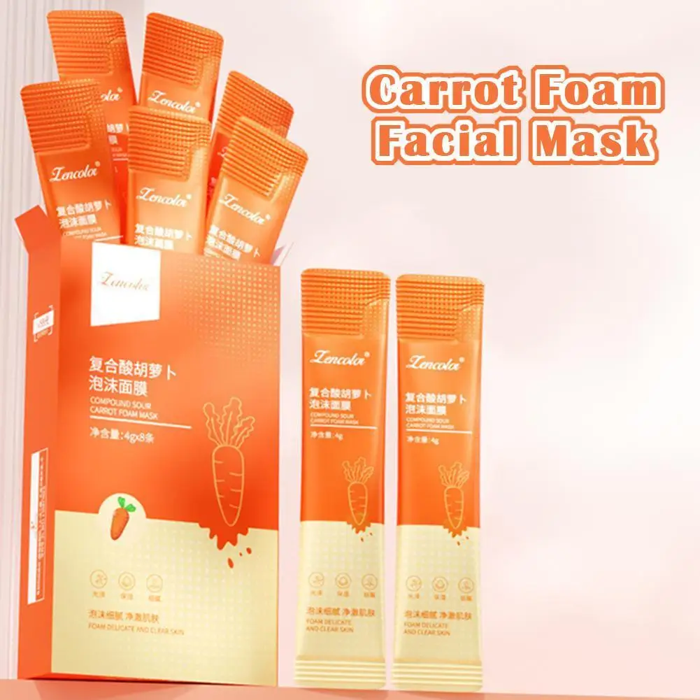 Carrot Foam Facial Mask Purity Vitamin C Deep Cleansing Moisturizing Skin And Care Removal Treat Pore Blackhead Whitening M9M3 
Carrot Foam Facial Mask Purity Vitamin C Deep Cleansing Moisturizing Skin And Care Removal Treat Pore Blackhead Whitening M9M3