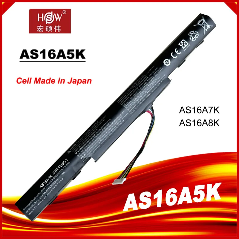 Новый аккумулятор AS16A5K AS16A7K AS16A8K для Acer Aspire E15 E5-475G 523G 553G 575G 774G E5-575-59QB
Новый аккумулятор AS16A5K AS16A7K AS16A8K для Acer Aspire E15 E5-475G 523G 553G 575G 774G E5-575-59QB