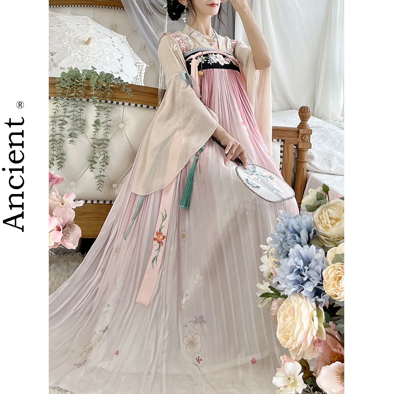 Hanfu Summer Chinese Style Summer Ancient Clothes Daily Cosplay Tang Dynasty Style To Chest Ru Skirt Complete Set
Hanfu Summer Chinese Style Summer Ancient Clothes Daily Cosplay Tang Dynasty Style To Chest Ru Skirt Complete Set
