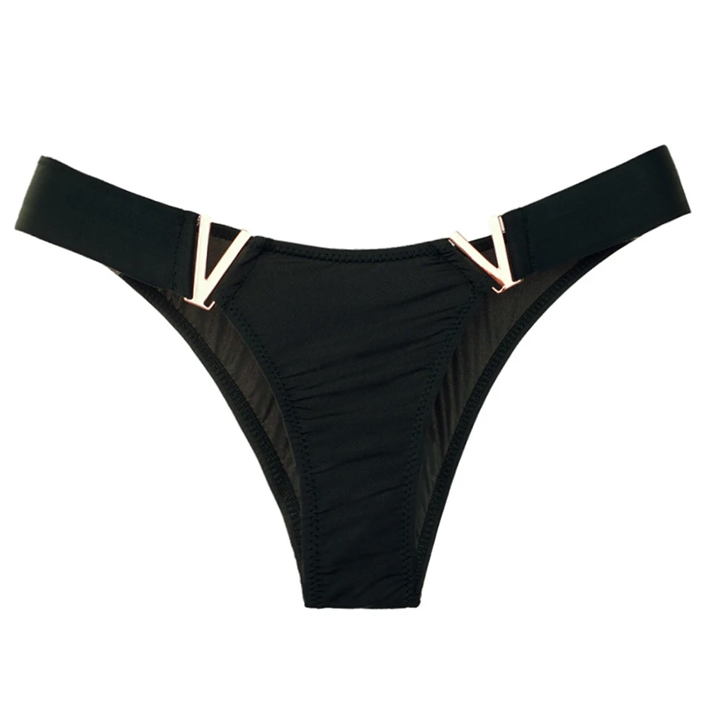 Thongs Women Sexy V-shaped Metal Sports Hip Lift Low Waist T Pants Half Hip Comfortable Female Panties Elegant High Cut Briefs
Thongs Women Sexy V-shaped Metal Sports Hip Lift Low Waist T Pants Half Hip Comfortable Female Panties Elegant High Cut Briefs